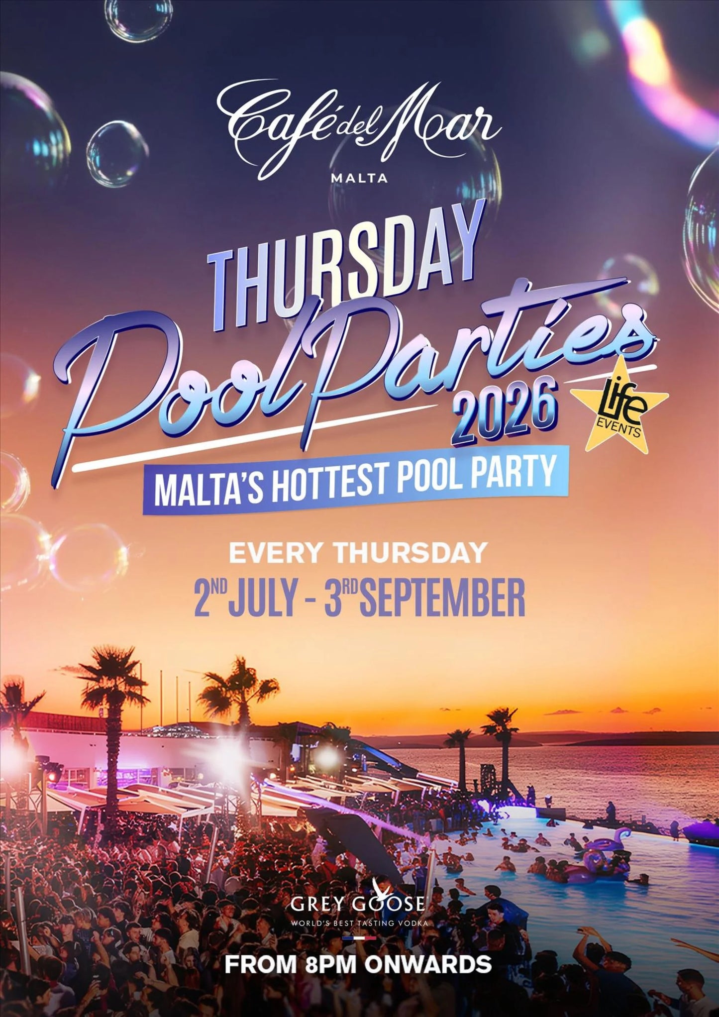 THURSDAY POOL & PARTY - CAFÉ DEL MAR ( le jeudi )