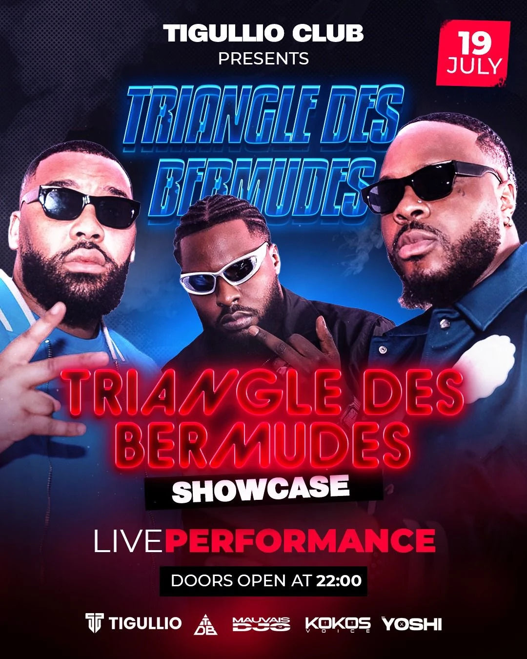 SHOWCASE TRIANGLE DES BERMUDES ( le 19 juillet )