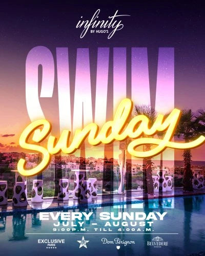 SUNDAY SWIM - INFINITY BY HUGO'S ( le dimanche )